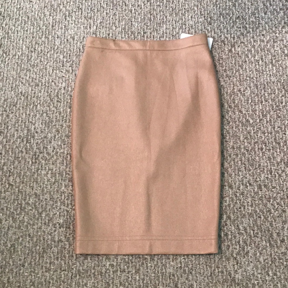 Robert Rodriguez Leather Pencil Skirt
